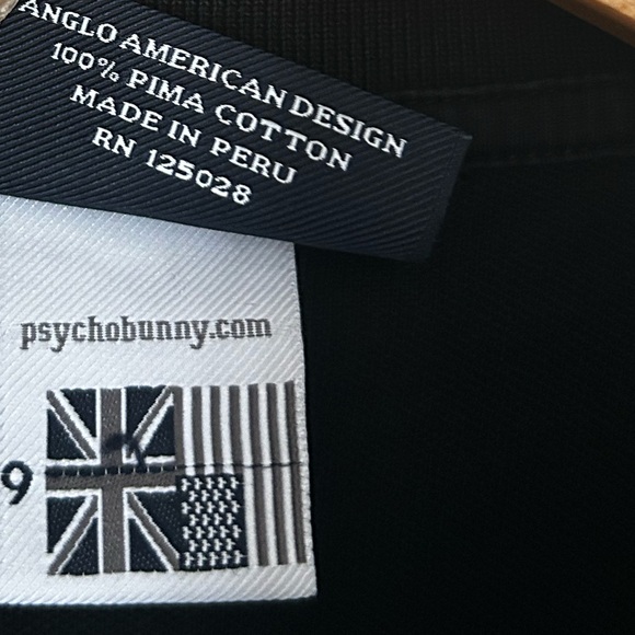 Psycho Bunny Anglo American Men’s Size XL Short Sleeve 100% Pima Cotton Polo - Picture 4 of 13